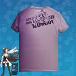 Anime Kantai Collection Kongo T-shirt Kancolle Polyester T Shirt Summer Active Otaku Men Women Tops