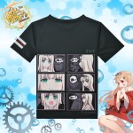 Anime Kantai Collection Yudachi T-shirt Kancolle Polyester T Shirt Summer Active Otaku Men Women Tees