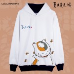 Anime Natsume Yuujinchou Hoodies Natsume Takashi & Madara Printed Fleece Pullovers Unisex Mens Natsume's Book of Friends Hoody