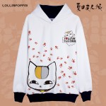 Anime Natsume Yuujinchou Hoodies Natsume Takashi & Madara Printed Fleece Pullovers Unisex Mens Natsume's Book of Friends Hoody