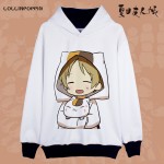 Anime Natsume Yuujinchou Hoodies Natsume Takashi & Madara Printed Fleece Pullovers Unisex Mens Natsume's Book of Friends Hoody