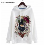 Anime Natsume's Book of Friends Natsume Yuujinchou Madara Printed Hoodies Men & Women Cartoon Pullovers Unisex Hoody