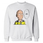 Anime One Punch Hero Saitama Oppai men sweatshirt hip hop style hoodies 2016 new autumn winter casual plus size harajuku hooded