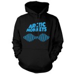 Arctic Monkeys Am Logo Soundwave Hooded Top Music Band Rock Punk Pullover Hoody Hoodie Hood Sweat shirt Top