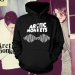 Arctic Monkeys Am Logo Soundwave Hooded Top Music Band Rock Punk Pullover Hoody Hoodie Hood Sweat shirt Top