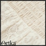 Artka Women's Summer Vintage V-Neck Dresses Elegant Lady White Lace Party Dress LA10958X