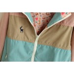 Autumn New Women Jacket Loose Pocket Zipper Cartoon Print Hooded Two Side Wear Casual Jacket Coat Female Outerwear girls gifts