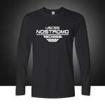 Autumn USCSS Nostromo Printed T-Shirt Cotton Prometheus Alien Weyland Yutani T shirt Mens Longt Sleeve Tee Tops Plus Size