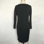 Autumn Winter Dress Women Plaid Patchwork Color Block Long Sleeve Plus Size 6XL Dress Elegant Shift Casual Slim Office Dress