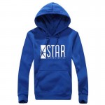 Autumn Winter Men Hoodies Full Sleeve Overcoat Fashion STAR Labs black Male Street Skateboard Sweatshirt Boys Personalized Men 