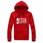 Autumn Winter Men Hoodies Full Sleeve Overcoat Fashion STAR Labs black Male Street Skateboard Sweatshirt Boys Personalized Men 