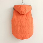 Autumn and Winter New Arrival Plus Size Women's Clothing Fashion Casual Waistcoat, Female Warm Hooded Vest Sleeveless Jacket