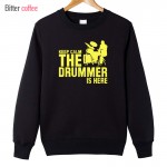 Autumn and winter New A drummer and drums Cotton Man Hoodies Casual Keep Calm The Drummer Is Here Hoodies 