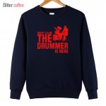 Autumn and winter New A drummer and drums Cotton Man Hoodies Casual Keep Calm The Drummer Is Here Hoodies 