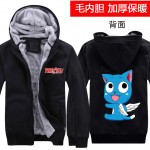 Autumn and winter coat Hoodies animation around fairy tail Harpy thick warm Hoodies men and women