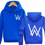 Autumn winter Rock sweatshirt DJ alan walker men's clothing casual Plus Size Music Blue Black Grey Red pullover Hooded hoodies