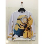 Autumn winter men's 3d sweatshirt harajuku style funny printed animate cartoon hoodies fashion tops clothes plus size