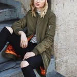 Autumn winter winer parkas long jackets and coats 2016 female coat casual long section of solid color bomber jacket women