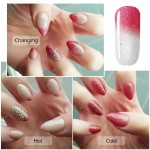 Azure 12ML Temperature Chameleon Nail Gel Polish Thermal Color Change UV GeL Nail Soak Off Gel Nail Polish Changing Color Gel