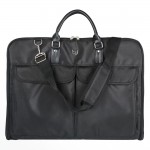 BAGSMART Waterproof Black Zipper Garment Bag With Hanger Clamp Waterproof Suit Bag Durable Men Business Trip Travel Bag For Suit