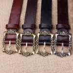 BAIEKU belts for women designer brand high quality leisure joker ms student belts contracted wind leather decorative belt