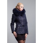 BASIC-EDITIONS New Winter Fashion Women's Clothing Oversized Fox Fur Short Parka With Hood Parkas Coats Women Coat 14W-22D