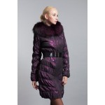 BASIC-EDITIONS Winter New Fashion Women's Fur Hooded Long Parkas Slim Fit Jacket Women Cotton Coat D1096 Free Shipping