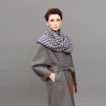 BASIC EDITIONS Women's Fashion Loose Wool Long Coat With Belts Ladies Grey Wool Coat Winter Casual Long Overcoat BW162