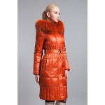 BASIC-EDITIONS new women's winter down coat fox fur collar jacket - 12W-54