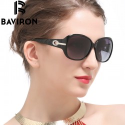 BAVIRON Relief Circle Diamond Glasses Retro Round Sunglasses Women Iconic Style Polarized Sun Glasses Pretty Sunwear Brown 6214 