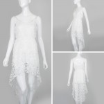 BEFORW Boho Dress Fashion Summer Women Sexy Dresses Casual Mini Clothing White Backless Lace Embroidery Beach Long Dress Vestido