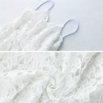 BEFORW Boho Dress Fashion Summer Women Sexy Dresses Casual Mini Clothing White Backless Lace Embroidery Beach Long Dress Vestido