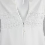 BEFORW Summer Stitching Lace Halter Suspenders Big Swing Party Dress Women Casual V Neck Beach Dress Sleeveless Mini Dress