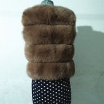 BESTY Women Multicolor Vintage Slim Real Natural Fox Fur Vest lady Short Genuine Fluffy Fox Fur Coat Large Plus Size x,xxl.xxl