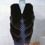 BESTY Women Multicolor Vintage Slim Real Natural Fox Fur Vest lady Short Genuine Fluffy Fox Fur Coat Large Plus Size x,xxl.xxl