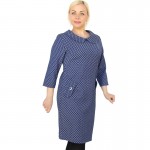 BFDADI 2016 New Arrival Spring Fashion Vintage Pattern Women's Hot Casual doll collar jacquard fabric Plus size 7-3645