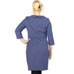 BFDADI 2016 New Arrival Spring Fashion Vintage Pattern Women's Hot Casual doll collar jacquard fabric Plus size 7-3645
