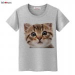 BGtomato Super cute 3D little cats t shirt women lovely cool summer shirts Good quality comfortable casual tops brand shirts