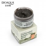 BIOAQUA Brand Skin Care Oxygen Bubbles Carbonate Mud Mask Acne Blackhead Treatment Hydrating Moisturizing Facial Masks 100g