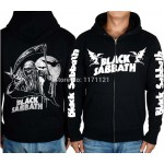 BLACK SABBATH LINE UP MUSIC HOODIE Band World Tour  heavy metal CLASSIC METAL black 100% cotton hoodie