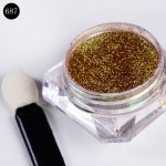 BORN PRETTY 8Pcs/Set Bling Mirror Nail Glitter Chameleon Powder Gorgeous Nail Art Sequins Chrome Pigment Glitters