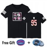 BTS Korean Popular BTS Short Sleeve Tee Shirts Bangtan Boys Idol team Fashion Tshirt Women Cotton Casual Kpop 4XL Cotton T-shirt