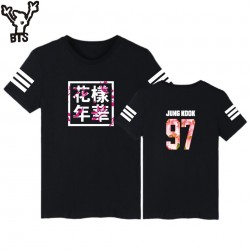 BTS Summer BTS t shirts letter print short sleeve t-shirt fashion costumes camisetas top and tee plus size couple clothes XXXXL