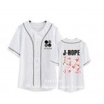 BTS wings album with plates youth concert support baseball shirts for men and women clothes T-shirt