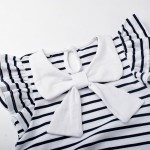 Baby Girl Striped Dress 2017 New Brand  Princess Bow Toddler Girls Dresses Summer Sleeveless Baby Kids Cotton Clothing FA004