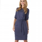 Bandage Women Dress Brand New Plus Size Party Club Dresses Round Neck  Knee Length Office Vintage Dress