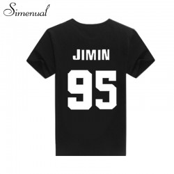 Bangtan boys 2017 new paired t-shirts summer short sleeve t shirt couple clothes harajuku letter print fashion tops shirts sale