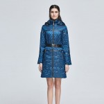 Basic Editions Women Spring Thin Slim Fit Belt Cotton Coat Hood Jacket - 14W-62