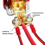 Battery Quick Connector Battery Terminal with Caps for Top Posts batteries