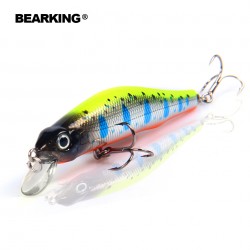 Bearking 8cm/8.5g magnet system quality fishing lure,assorted color minnow crank 2017 hot model crank bait excellent paint